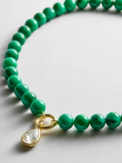 Baublebar Janette Beaded Pendant Necklace In Green