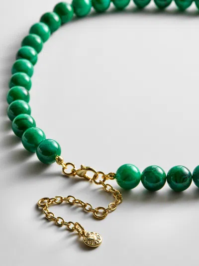Baublebar Janette Beaded Pendant Necklace In Green