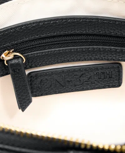 On 34th Jynna Medium Solid Shoulder Bag, Exclusively At Macy's In Black