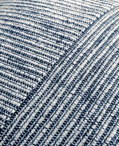Oake Striped Patch Decorative Pillow, 18" X 18", Exclusively For Macy's In Multi