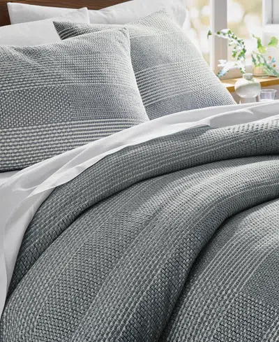 Oake Striped Patch Decorative Pillow, 18" X 18", Exclusively For Macy's In Multi