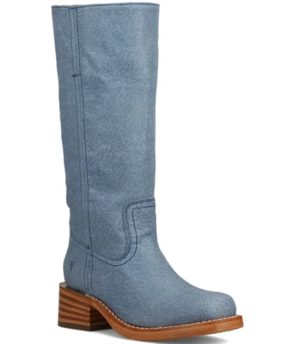 Frye Campus Knee High Boot In Blue