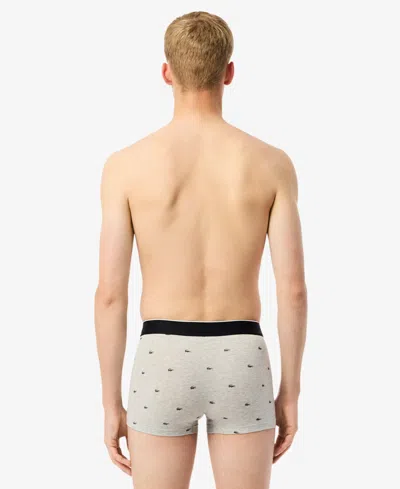 Lacoste Assorted 3-pack Stretch Cotton Trunks In Multi