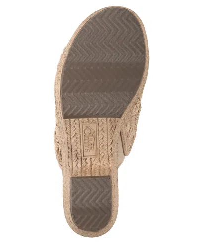 Cliffs By White Mountain Bizzie Platform Wedge Espadrille Sandal In Brown