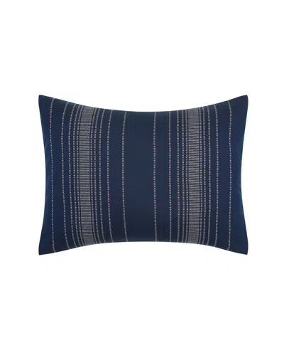 Perry Ellis Harper Striped 3-pc. Comforter Set, Full/queen In Blue