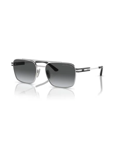 Prada Unisex Sunglasses Pr 67zs In Gray