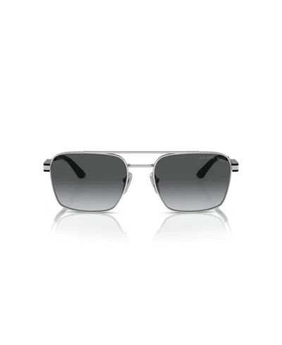Prada Unisex Sunglasses Pr 67zs In Gray
