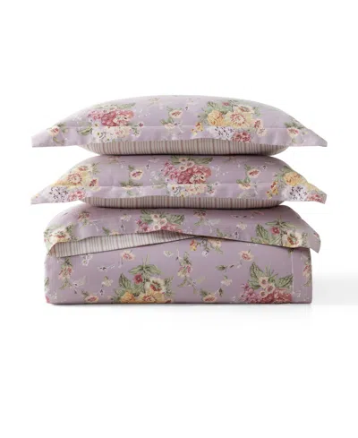 Ralph Lauren Selina 3-pc. Comforter Set, King In Purple