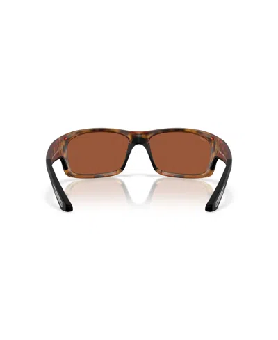 Costa Del Mar Jose Pro 62mm Polarized Oversize Rectangular Sunglasses In Green