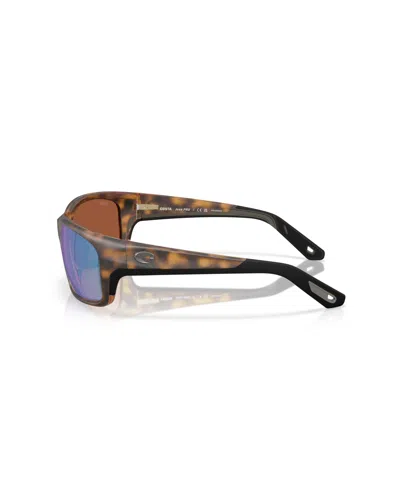 Costa Del Mar Jose Pro 62mm Polarized Oversize Rectangular Sunglasses In Green
