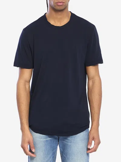 James Perse Basic Crewneck T-shirt In Blue