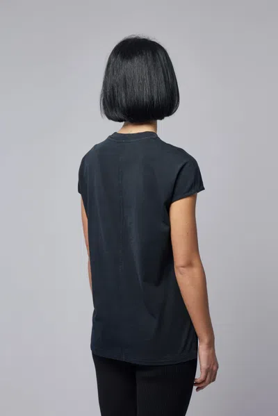 Courrèges Black Solarized Oversized T-shirt In Black