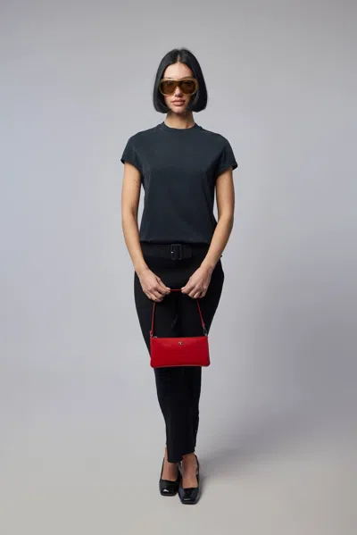 Courrèges Black Solarized Oversized T-shirt In Black