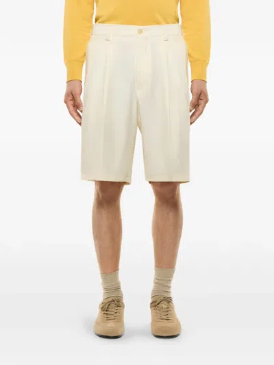 Laneus Buttoned Flap-pocket Shorts In Multi