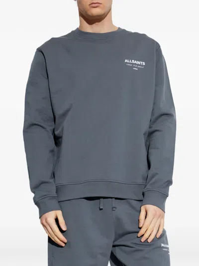 Allsaints Underground Printed Sweatshirt In Multi