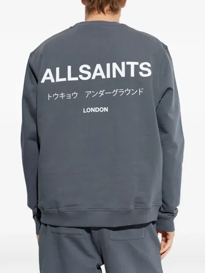 Allsaints Underground Printed Sweatshirt In Multi