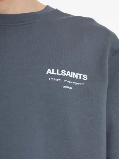 Allsaints Underground Printed Sweatshirt In Multi