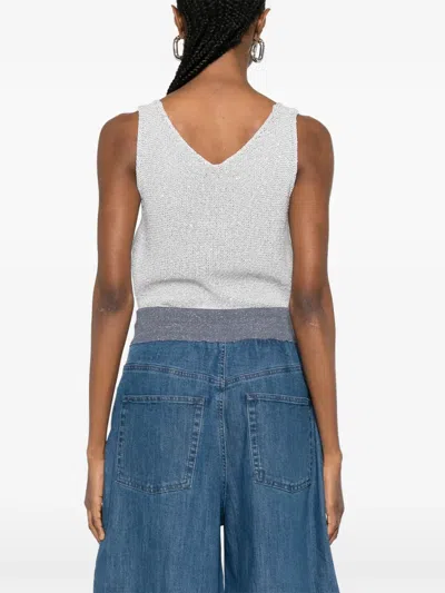 Panicale Drawstring Cropped Trousers In Multi