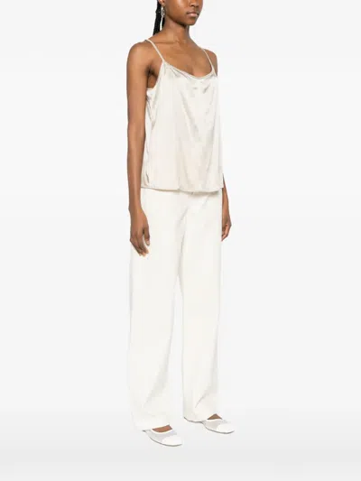 Panicale Strap Blouse In White