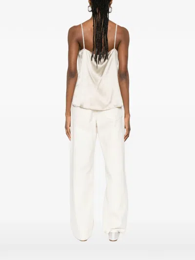 Panicale Strap Blouse In White