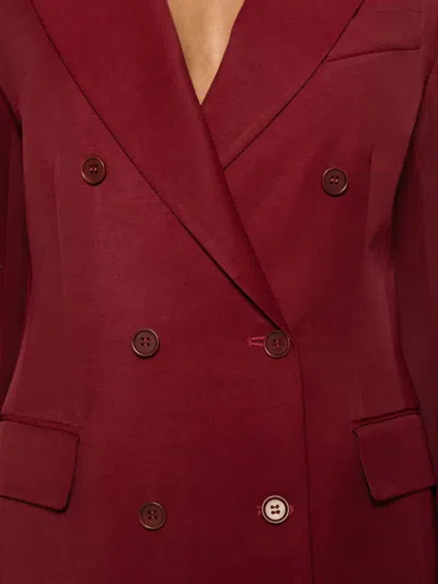 P.a.r.o.s.h Double-breasted Jacket In Red