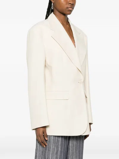 P.a.r.o.s.h Flap Pocket Jacket In Neutral