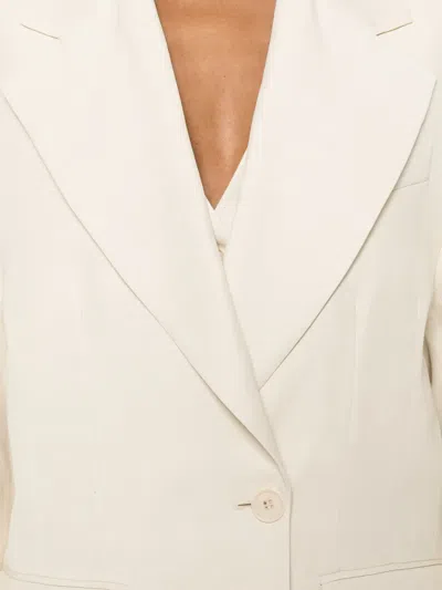 P.a.r.o.s.h Flap Pocket Jacket In Neutral