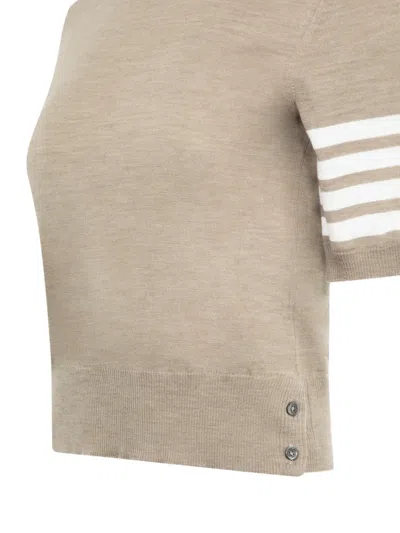 Thom Browne 4-bar T-shirt In Multi