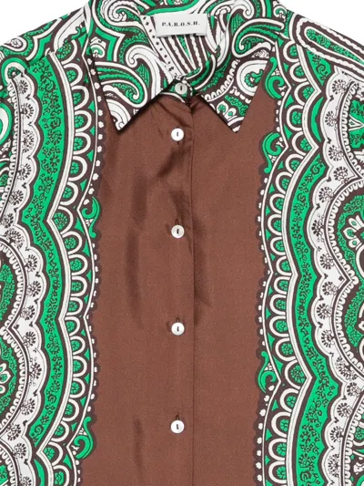 P.a.r.o.s.h Skindy Paisley-pattern Shirt In Multi