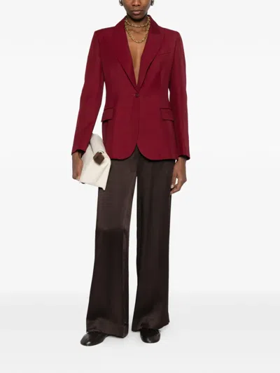 P.a.r.o.s.h Single-breasted Blazer In Red