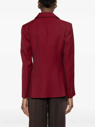 P.a.r.o.s.h Single-breasted Blazer In Red