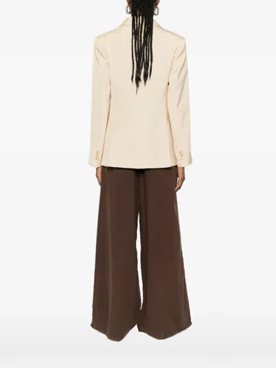 P.a.r.o.s.h Pocket Single-breasted Jacket In Neutral