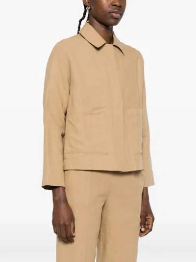 Why Ci Front-pocket Jacket In Brown