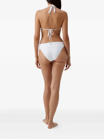 Melissa Odabash Grenada Triangle Bikini Top In White