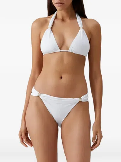 Melissa Odabash Grenada Triangle Bikini Top In White