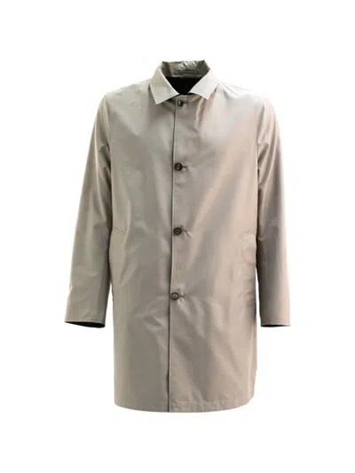 Kired Buttoned Coat In Blue