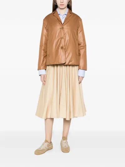 Rosso 35 Buttoned Jacket In Brown