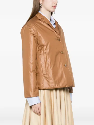 Rosso 35 Buttoned Jacket In Brown