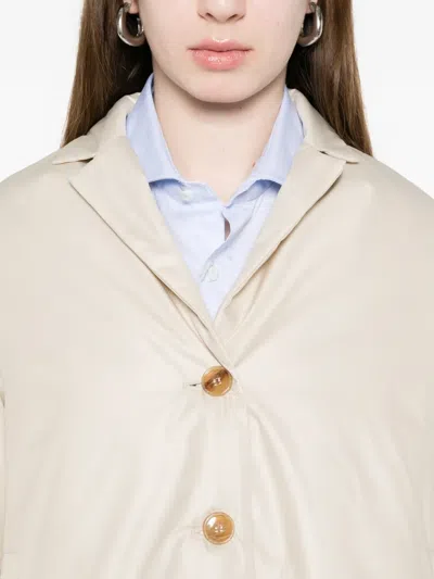 Rosso 35 Buttoned Jacket In Neutral