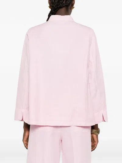 Rosso 35 Pocket Button Jacket In Pink