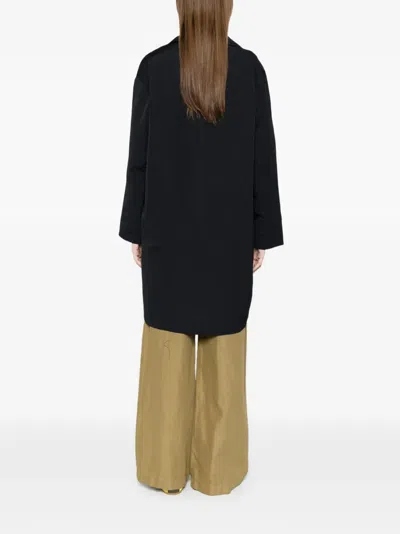 Aspesi Buttoned Coat In Blue