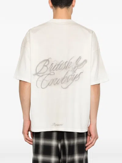 Represent Skull-print T-shirt In Neutral