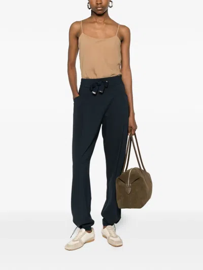 Herno Drawstring Trousers In Blue