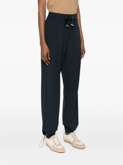 Herno Drawstring Trousers In Blue