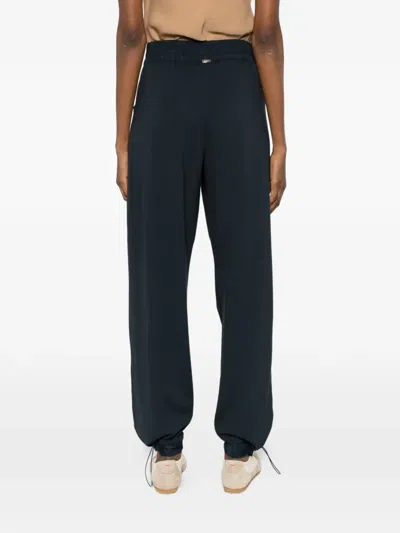 Herno Drawstring Trousers In Blue