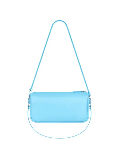 Courrèges Small Three Sixty Shoulder Bag In Blue