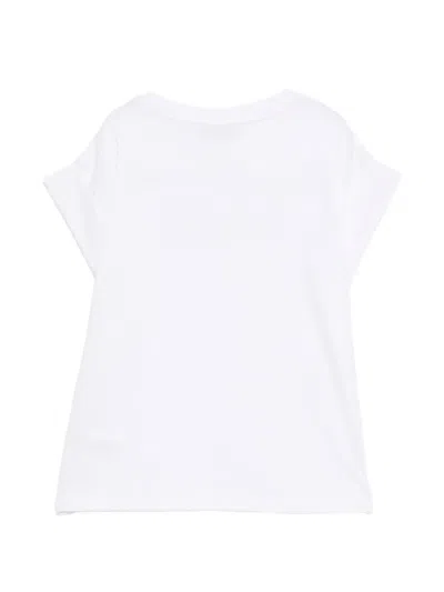 Msgm Logo-print T-shirt In White