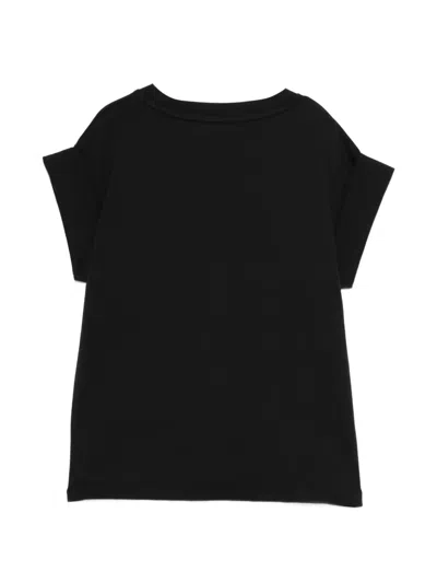 Msgm Logo-print T-shirt In Black