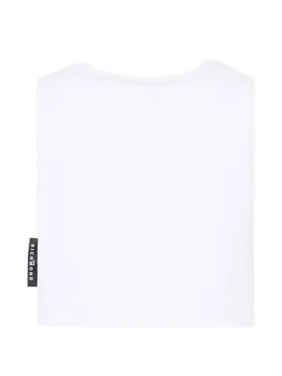 John Richmond Junior Sleeveless T-shirt In White