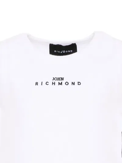 John Richmond Junior Sleeveless T-shirt In White